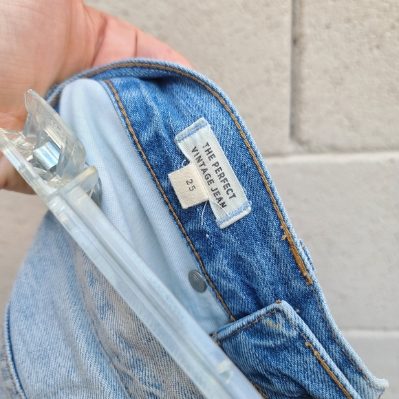 Madewell | The Perfect Vintage Jean in Fitzgerald Wash Size 25 Style C2819 - Picture 10 of 12